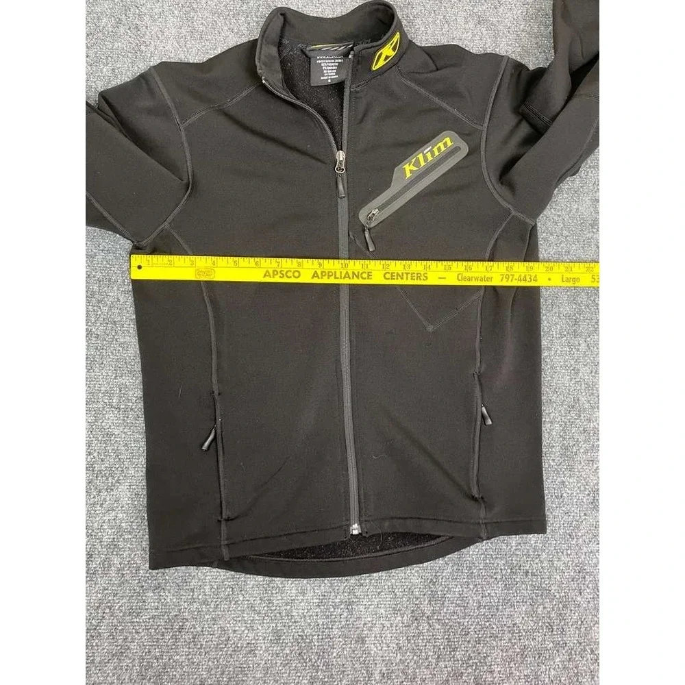 Klim Inferno Jacket Men's Small Black Full Zip Fleece Snowmobile Moto‎ Coat